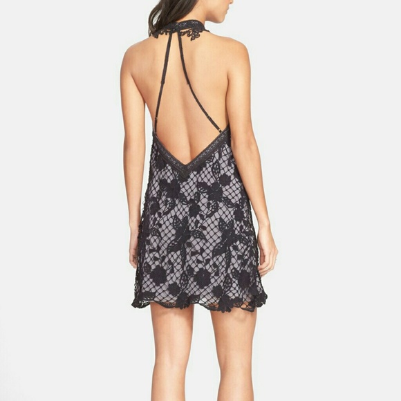 Free People Lace Halter Dress - Picture 3 of 4